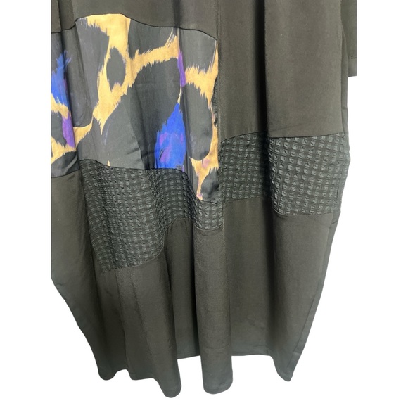 Alembika Amethyst Black Mixed Print Cocoon Midi Dress Size 0 | US Size 4-6 NWT - Picture 4 of 13